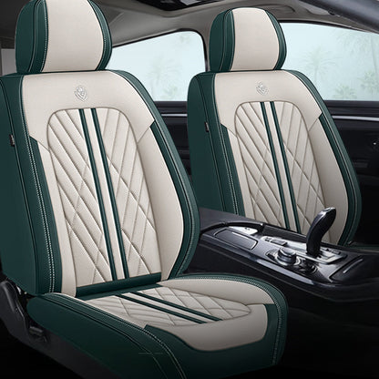 Prestige Executive Seat Cover – Beige & Green