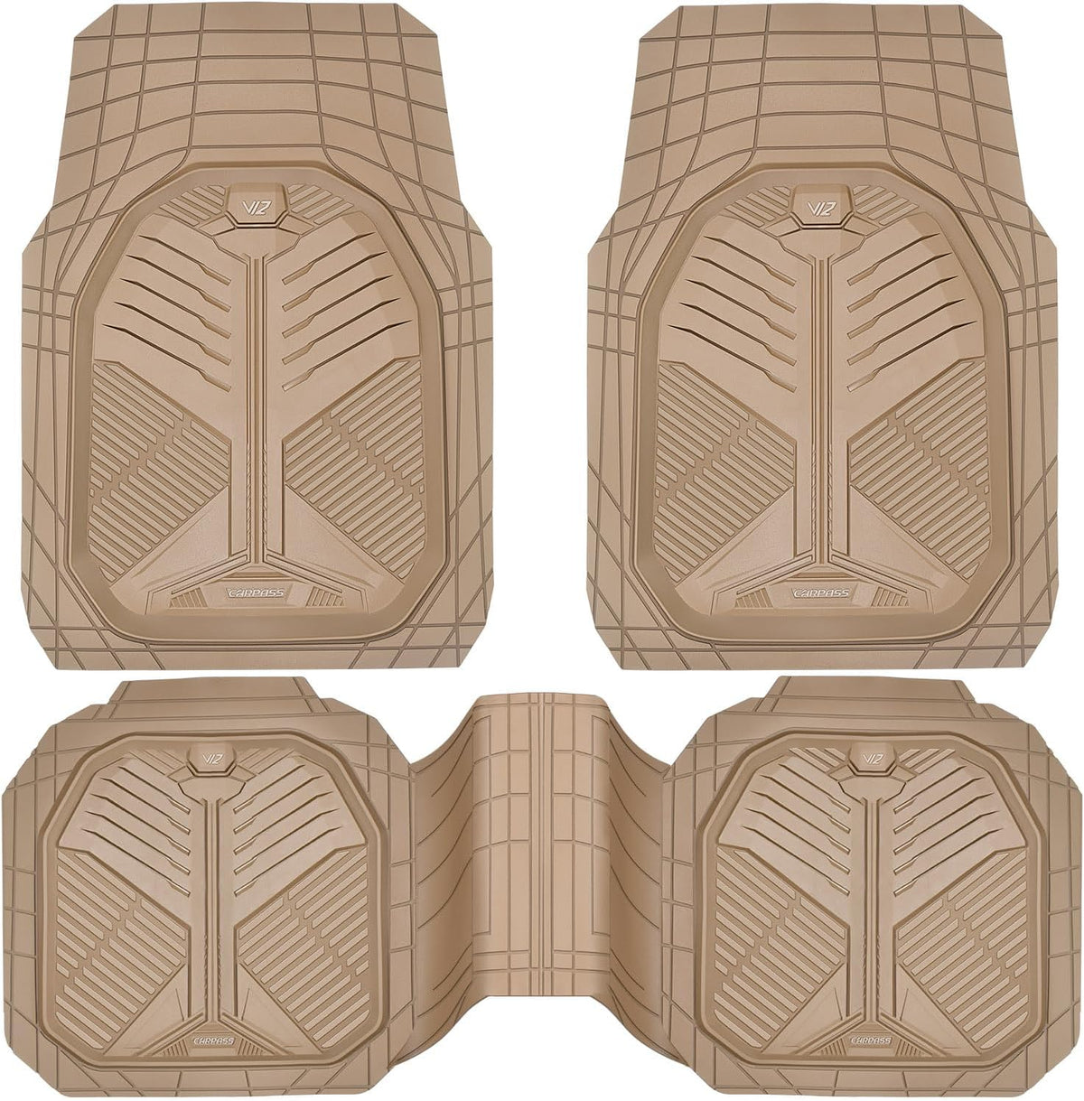 Universal Car Mat Set- Beige
