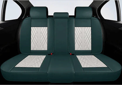 Prestige Executive Seat Cover – Beige & Green