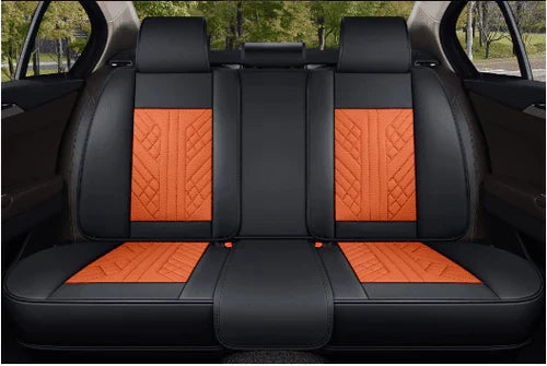 Prestige Executive Seat Cover – Orange & Black