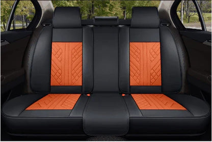 Prestige Executive Seat Cover – Orange & Black