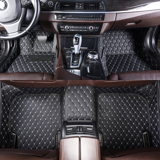 Prestige® Custom Black and Beige Car Mats