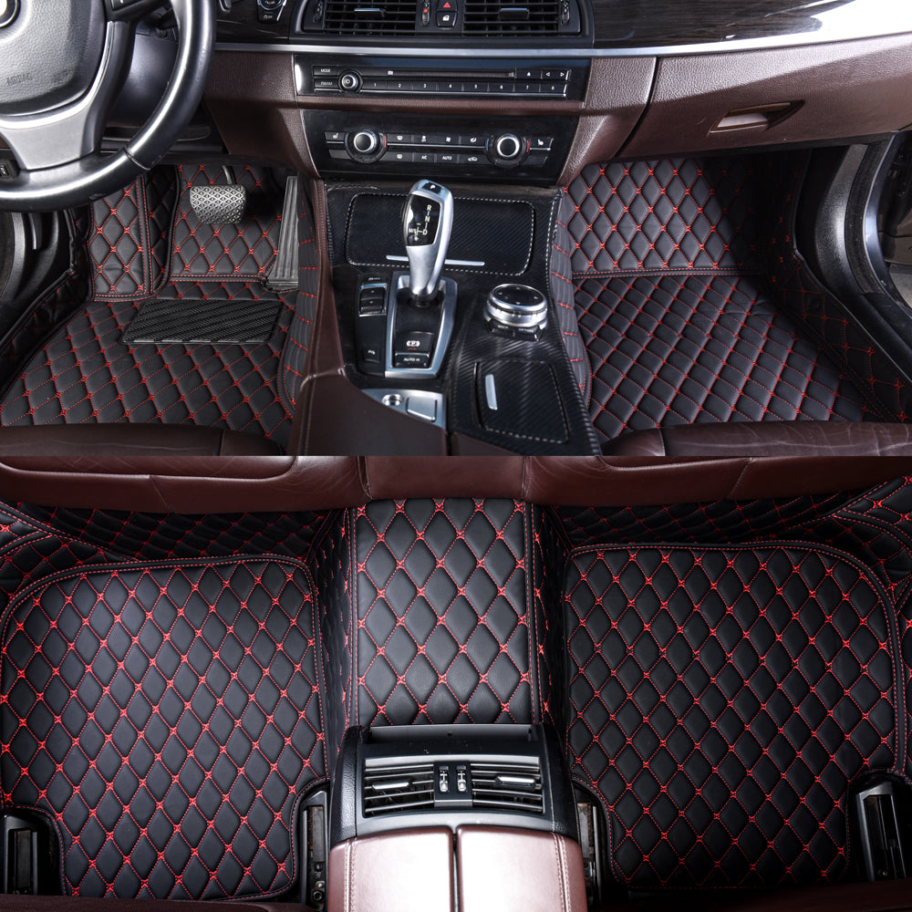 Prestige® Custom Black & Red Car Mats