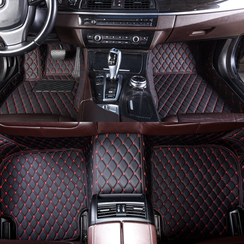 Prestige® Custom Black & Red Car Mats