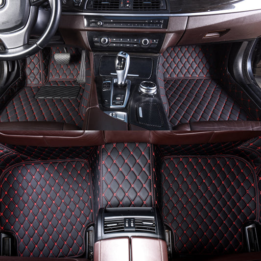 Prestige® Custom Black & Red Car Mats